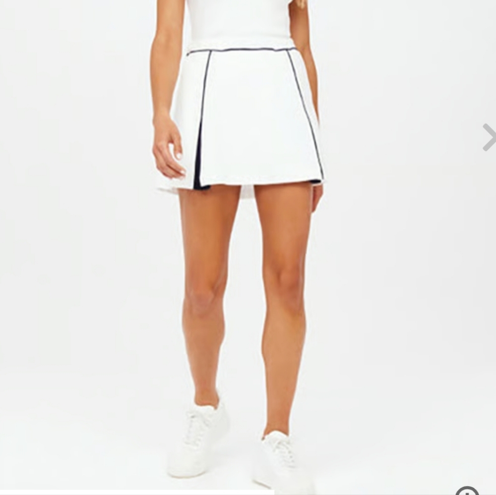 The Upside Courtside Billy Jean Skirt, White L